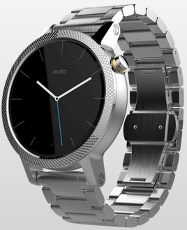 Motorola Moto 360 2nd Gen 2015 Men 42mm Smart Watch 360S